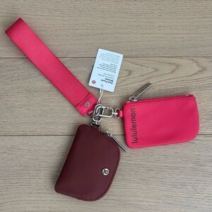 NWT lululemon Dual Pouch Wristlet